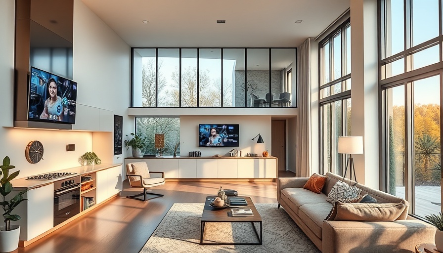 Modern smart home demonstrating benefits of automation with sleek devices.