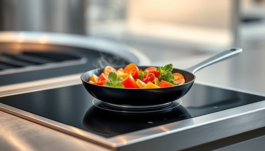 Modern cooktop with frying pan in action, Replacing Cooktop Guide