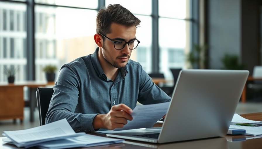 Young entrepreneur seeking financial help for a small business.