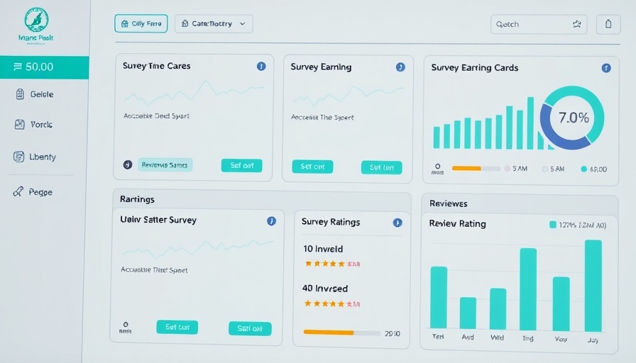 NiceSurveys review: digital dashboard displaying survey earnings.