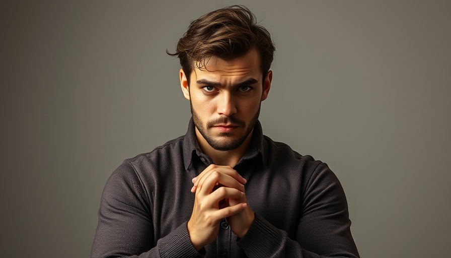 Young man with mischievous expression clasping hands, Wealthesaurus financial glossary.