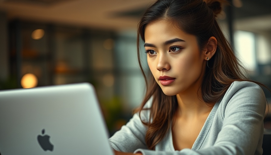 Young woman working on a laptop, 2025 Job Search Trends