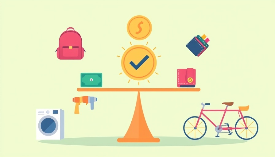 Illustration of balancing scale symbolizing choosing a side hustle.