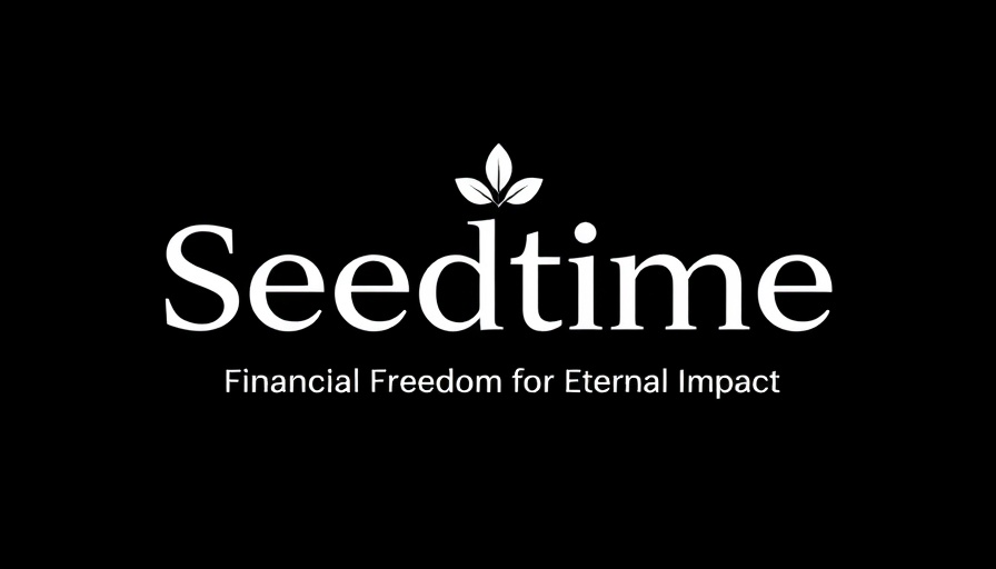 Elegant business logo for Seedtime promoting financial freedom.