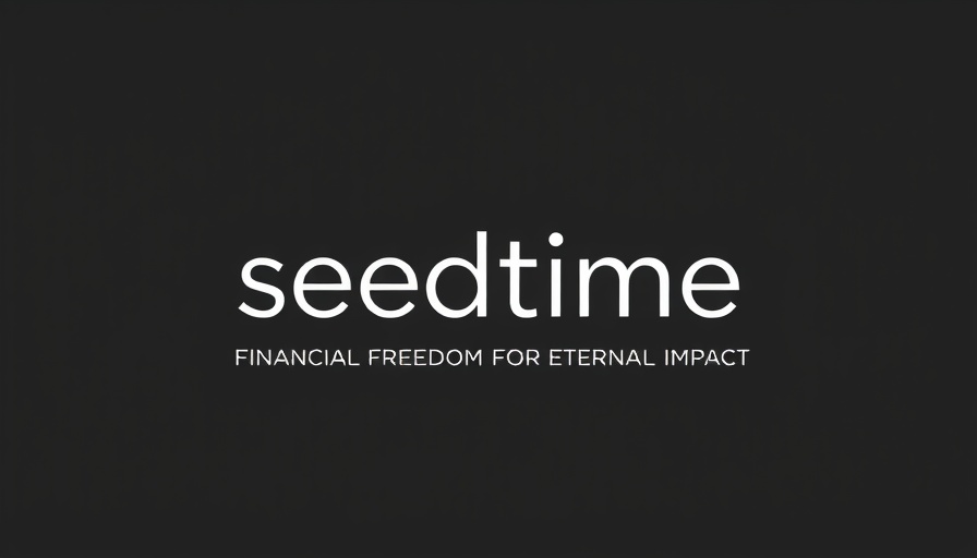 Minimalist logo with 'seedtime' text for 3 Money Dimensions