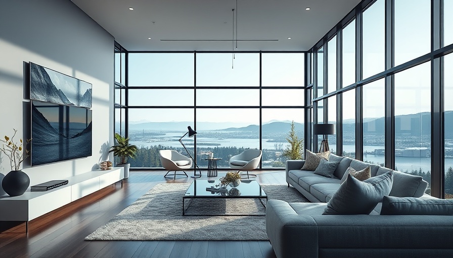 Modern living room with smart home device setup, Smart Home Automation Tips