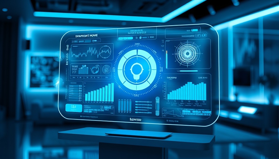 Futuristic smart home device in modern interior for home automation acquisition St. Louis.