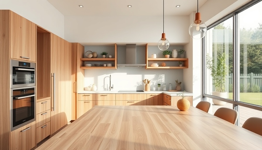 Modern kitchen with wooden countertop - Home Improvement Kitchen Projects.