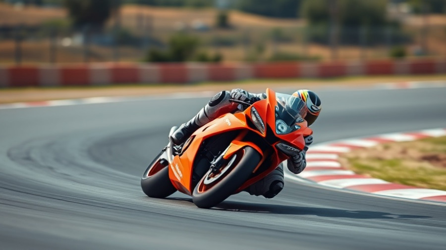 Most powerful parallel twin sports bike under $15000 cornering on track.