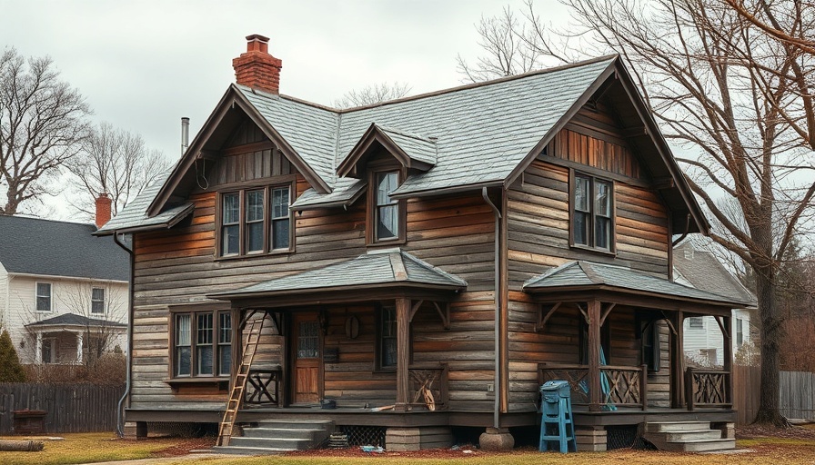 Old house renovation for energy efficiency upgrade.