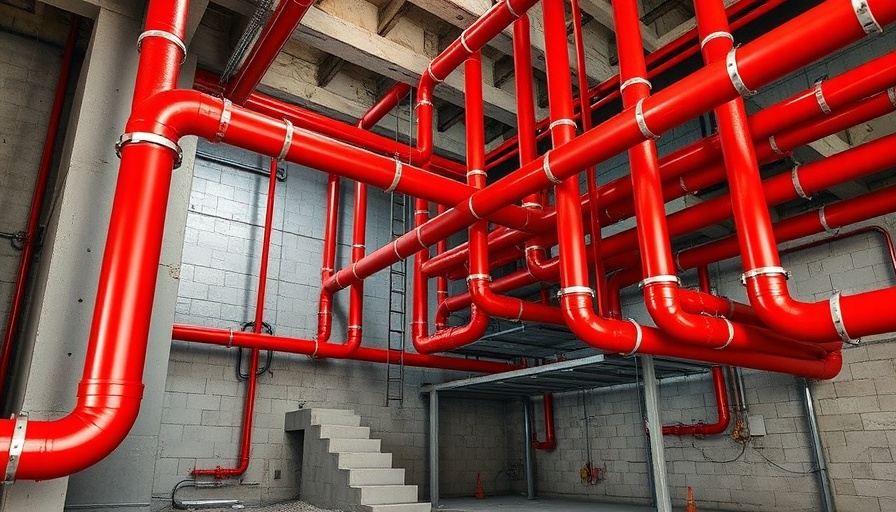 Pitt Meadows Plumbing system installation at a construction site
