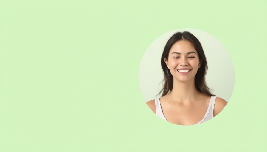 Guided meditation for coming home to yourself design with smiling woman