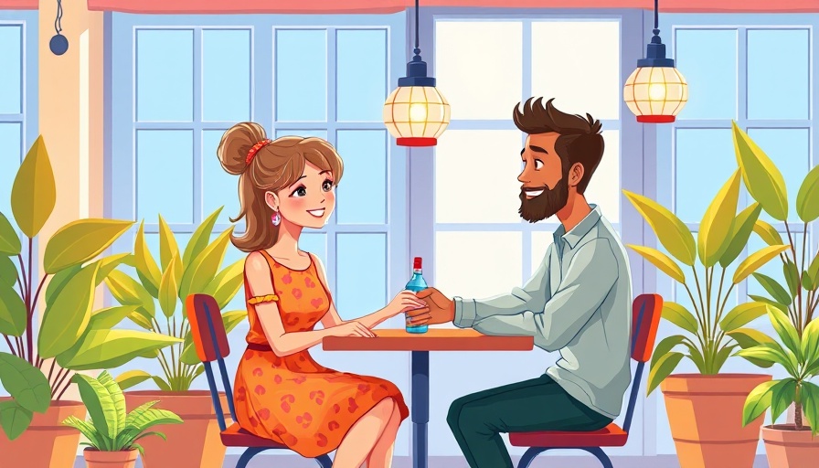 Couple enjoying a peaceful café moment, strengthening loving relationships.