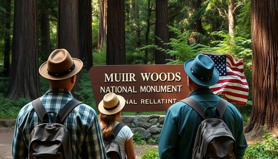 Individuals at Muir Woods, relating to Expansion of American Timber Production.
