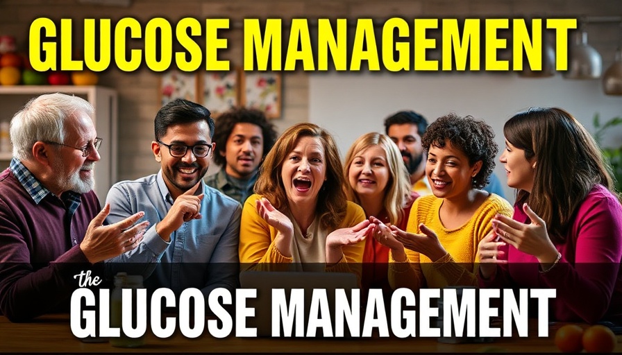 Blood Sugar Management Tips in vibrant promotional image.