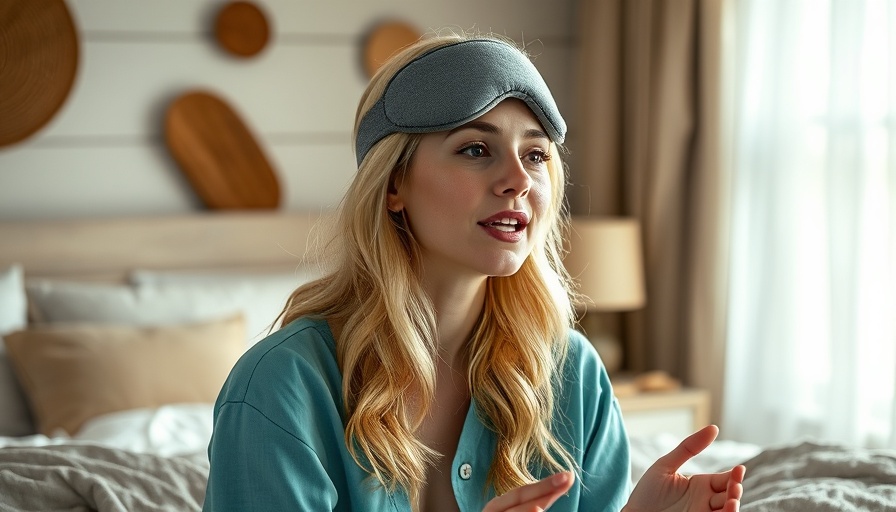 Woman discussing the importance of sleep for heart health in cozy setting.