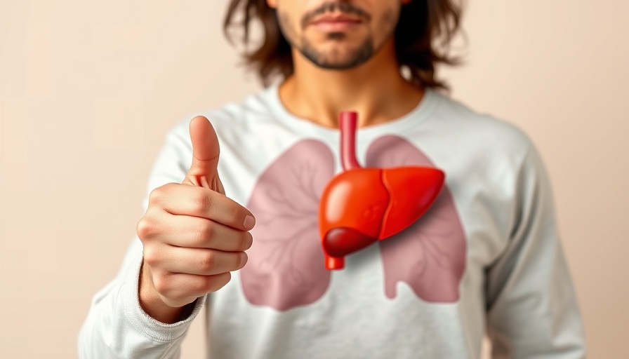 Illustration of liver health concern promoting how to live a healthy lifestyle.