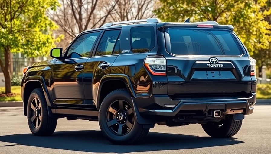 2025 Toyota 4Runner SR5 4WD parked in a sunny outdoor setting.