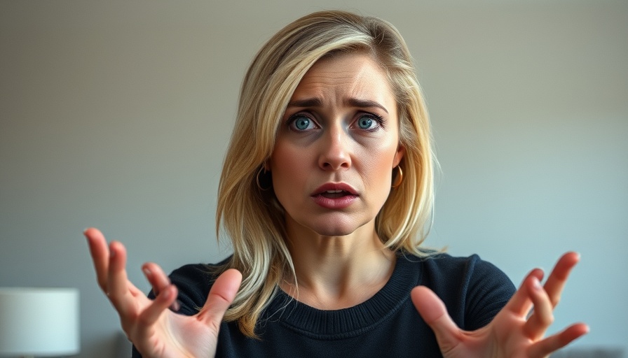 Blonde woman expressing confusion indoors, healthy eating losing weight concept.