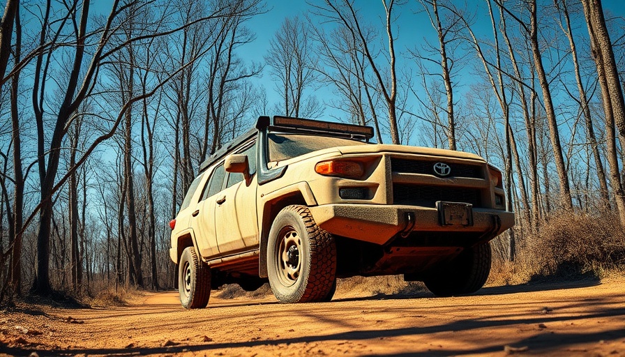 Toyota SUV on dirt road showcasing durability, Toyota reliability rankings.