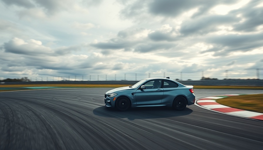 2026 BMW M2 CS performance car on a racetrack.