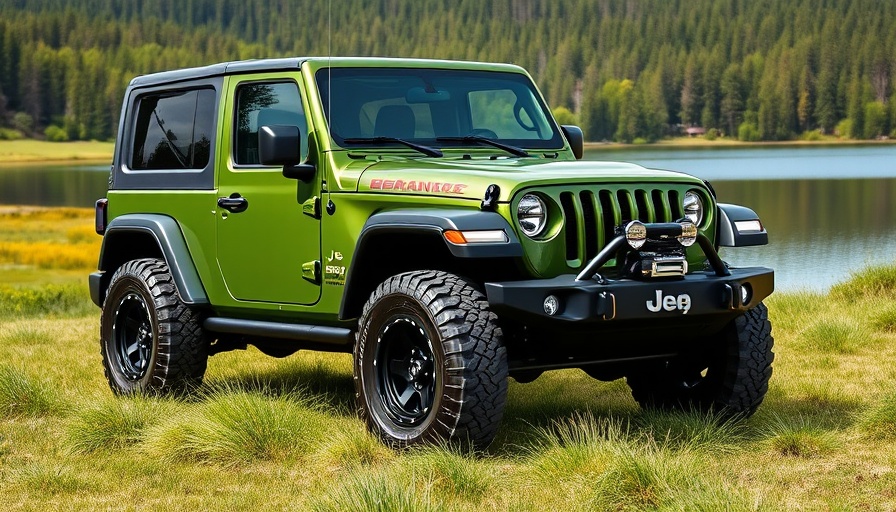 Jeep Wrangler Willys '41 Edition outdoors in a grassy field.
