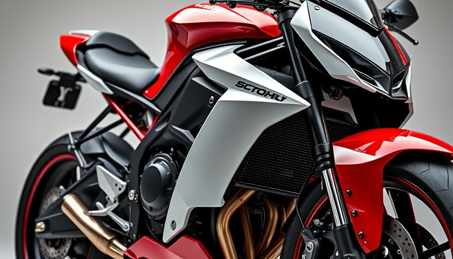 Sleek futuristic motorcycle design, still on sale in 2025.