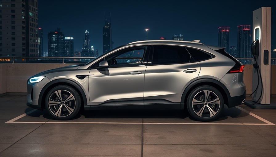 Solid-State Batteries vs Lithium-Ion: Electric SUV charging at night