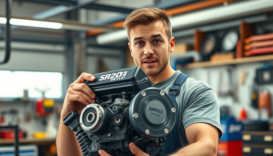 SR20 DET engine criticisms discussed by mechanic in garage.