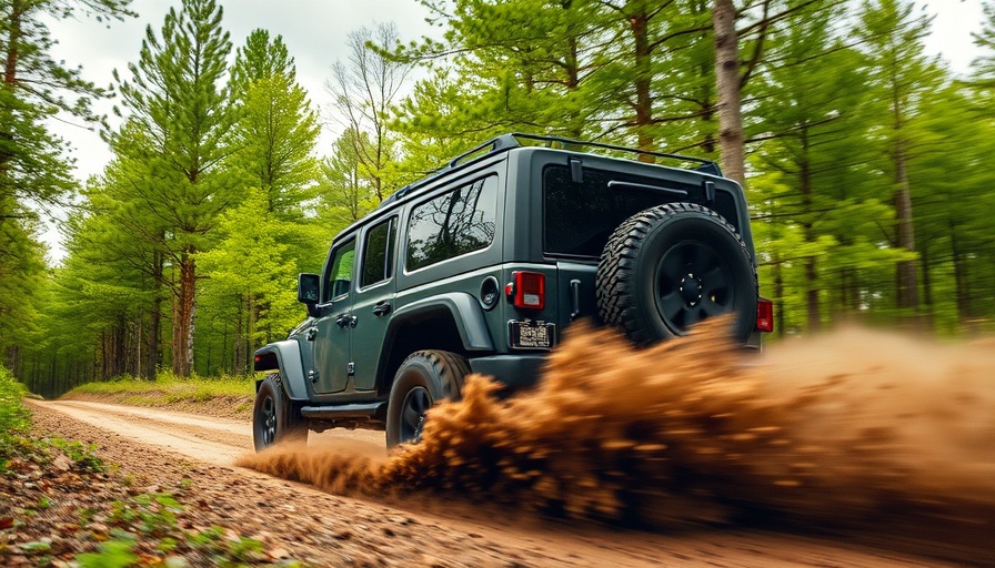 Dynamic off-road vehicle driving on forest path, best cars 2024.
