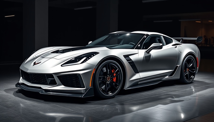 Corvette ZR1X showcasing performance in sleek silver design.