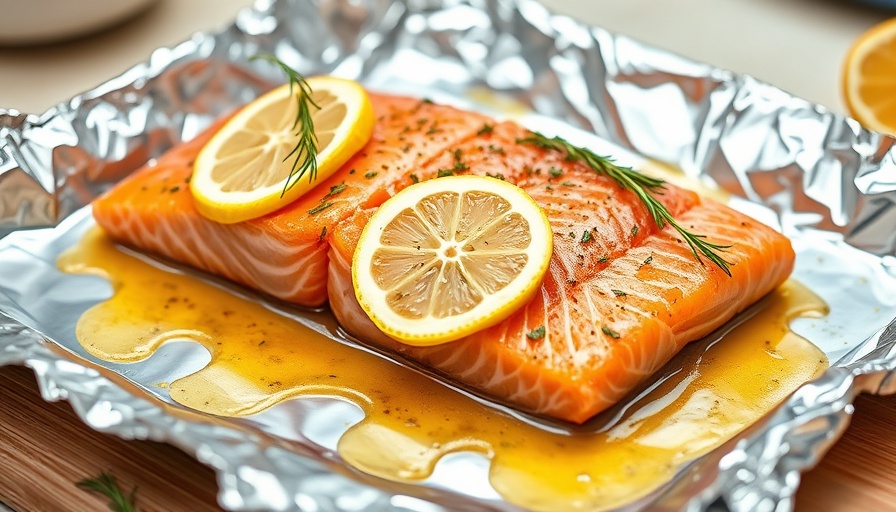 Lemon Dill Salmon Marinade Recipe with fresh salmon and lemon.