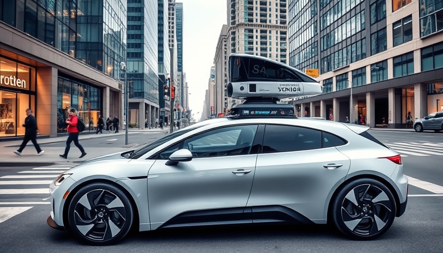 Futuristic autonomous vehicle testing urban street, autonomous vehicle testing permit.