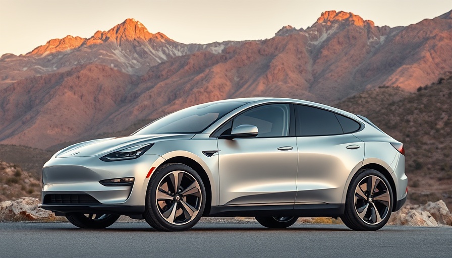 2025 electric vehicle rivals parked against mountain backdrop.