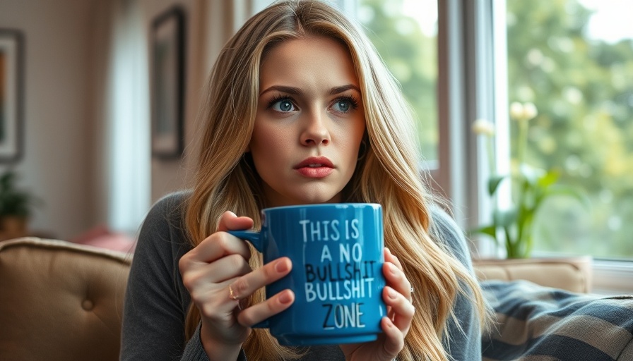 Thoughtful woman holding a mug, reflecting on toxic relationships.