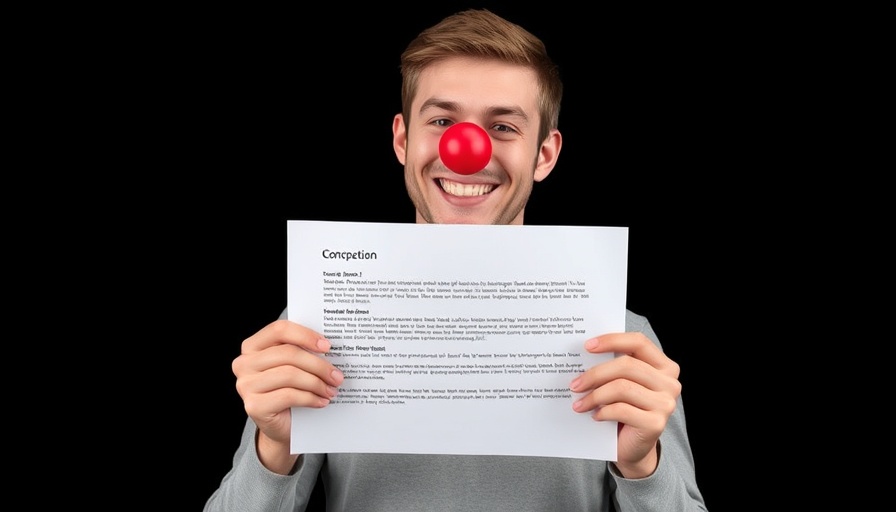 AI video generation discussion with playful tone, featuring a red clown nose.