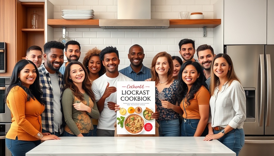 Orlando destination cookbook launch with chefs in modern kitchen.