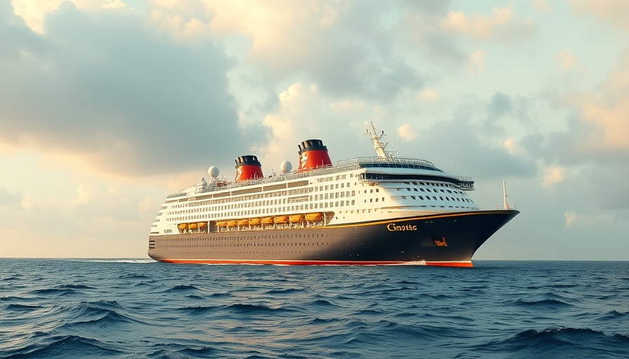 Majestic Disney cruise ship sailing on tranquil ocean