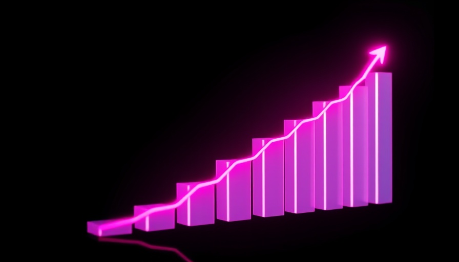 Dynamic bar graph illustrating growth potential for small businesses.