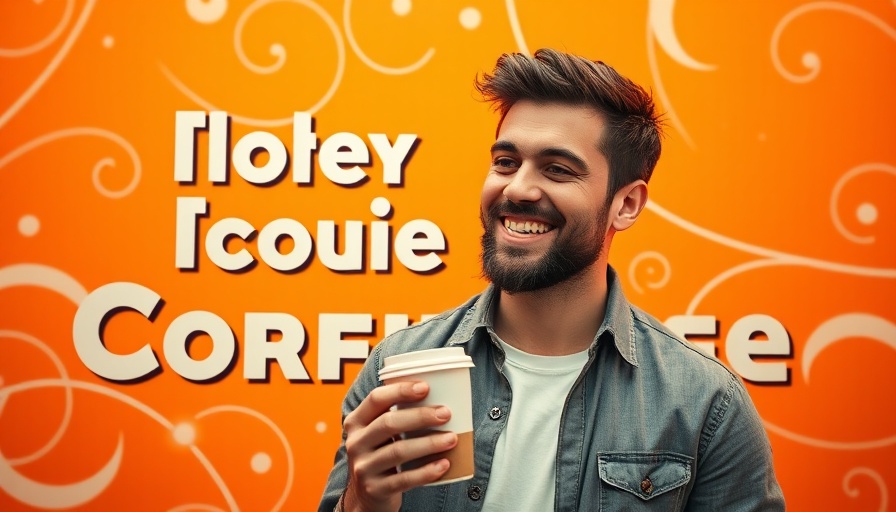 Live Shopping with GaryVee promotional image with man holding coffee.