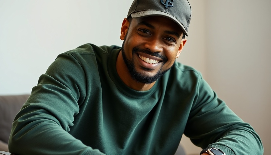Casually dressed man in green sweatshirt and cap representing billion-dollar brands