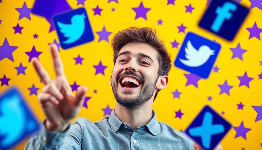 AI small business marketing strategy with a joyful interaction.