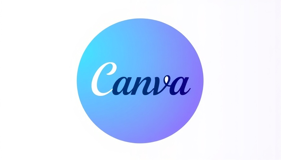 Canva logo in a blue and purple gradient circle