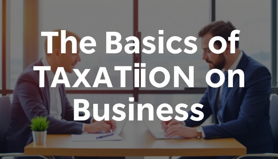 The Basics of Taxation on Business
