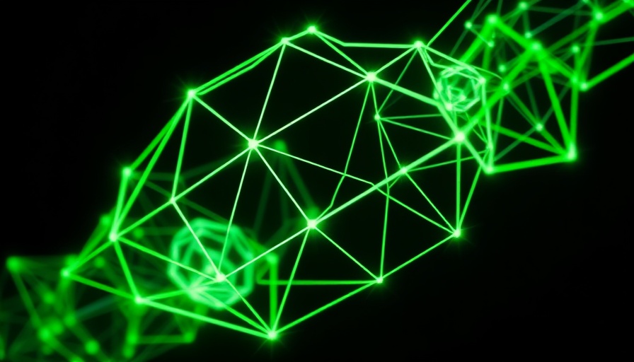 Futuristic digital structure representing test automation benefits for business.