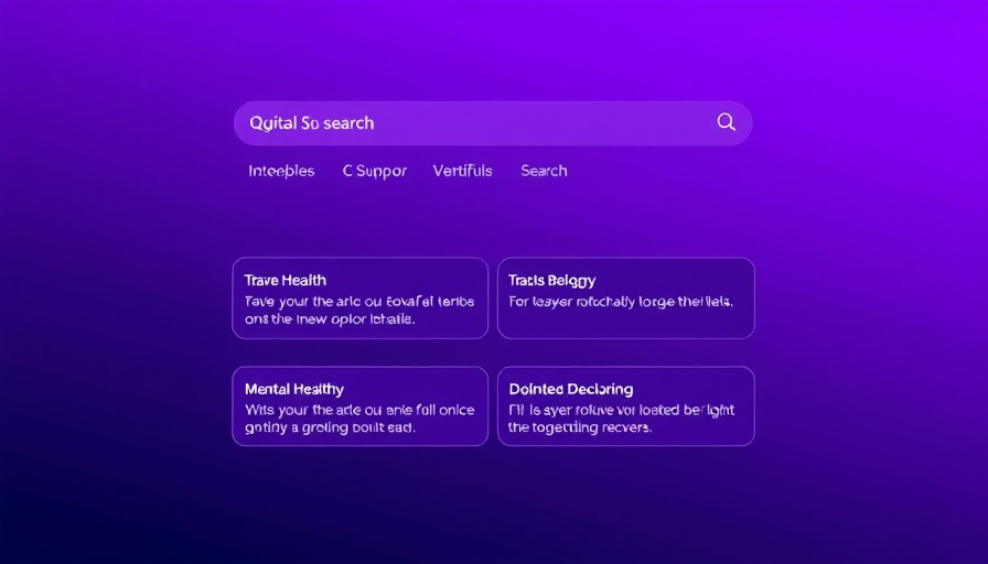 Modern search interface highlighting AI misinformation concerns.