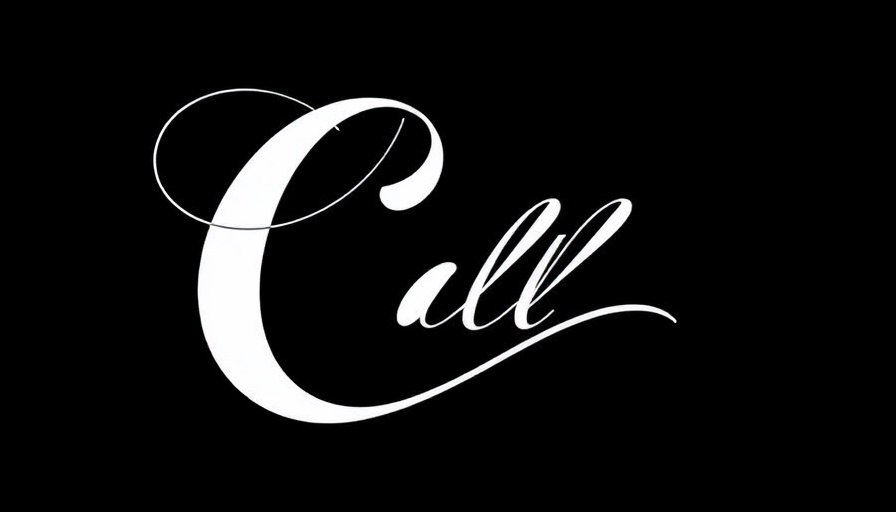 Stylized letter 'C' on black background, elegant design