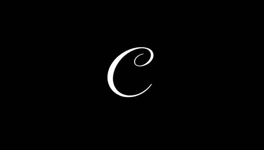 Cursive letter 'C' on black background for AI tools.