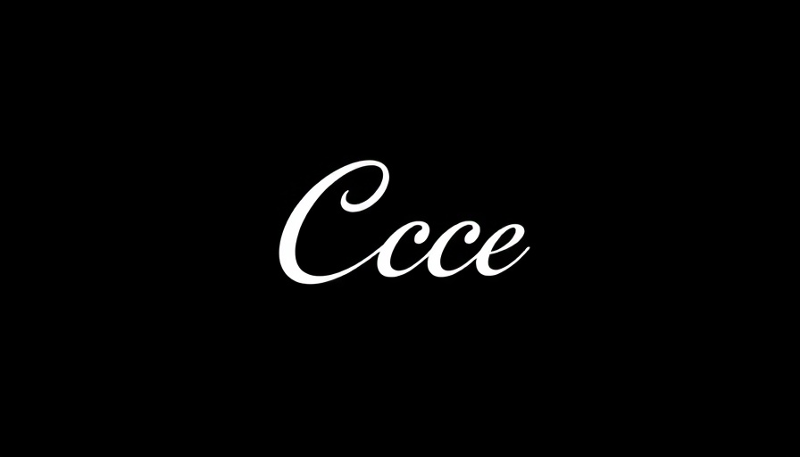Elegant cursive white letter on black background.