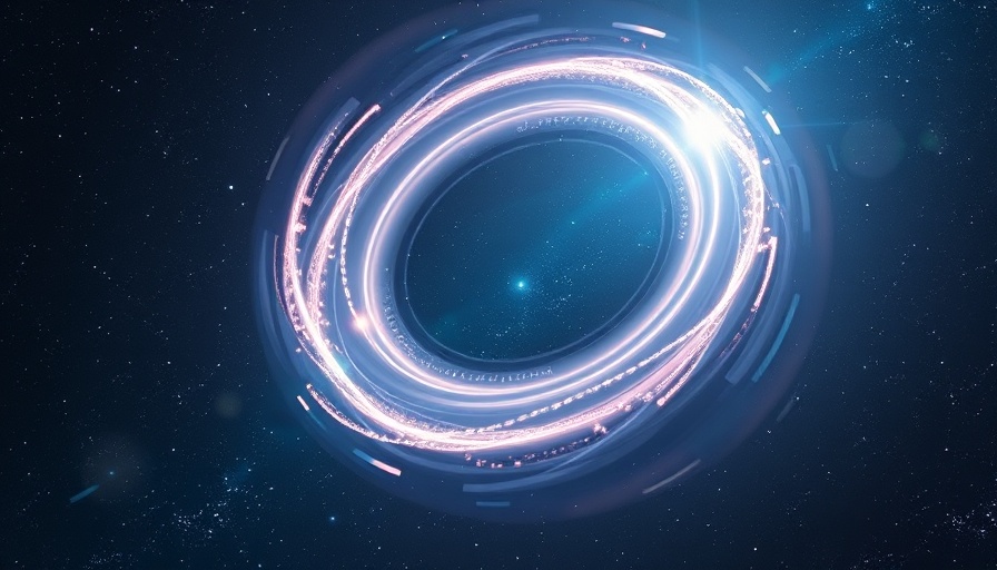 Mesmerizing Einstein ring displaying gravitational lensing in space.